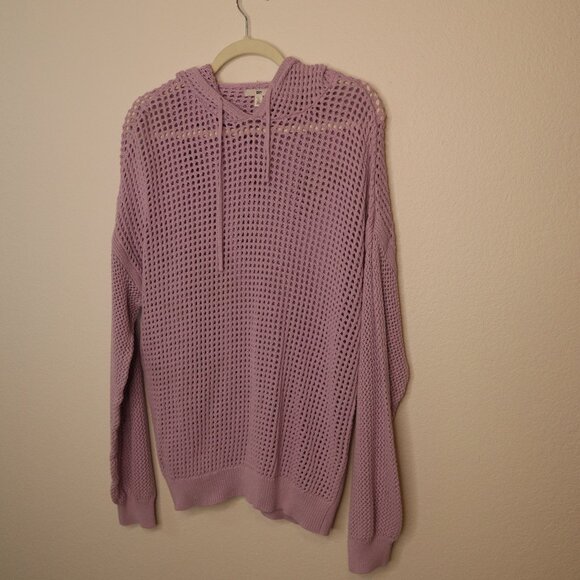 Open Knit Hoodie - Picture 1 of 3